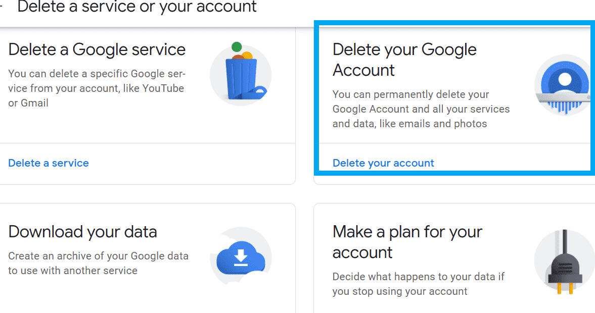 Google Account delete kaise kare