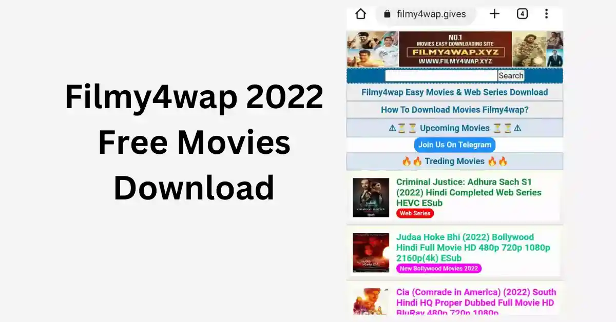 Filmy4wap - Bollywood, Hollywood, Hindi Dubbed, Web Series, Tamil, Telegu Movies  Free Download 2022 